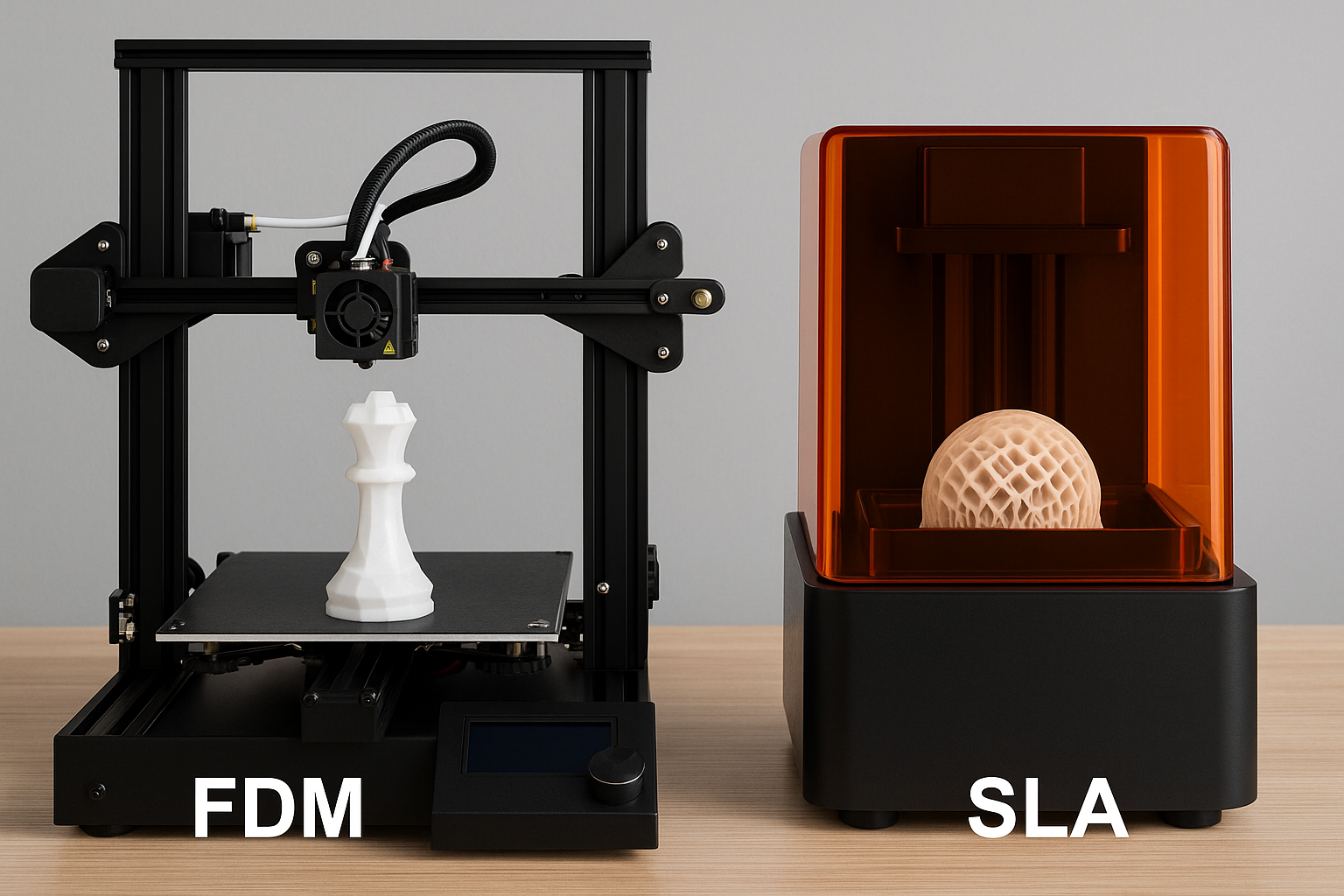 FDM vs SLA Yazıcı Farkları Nelerdir?
