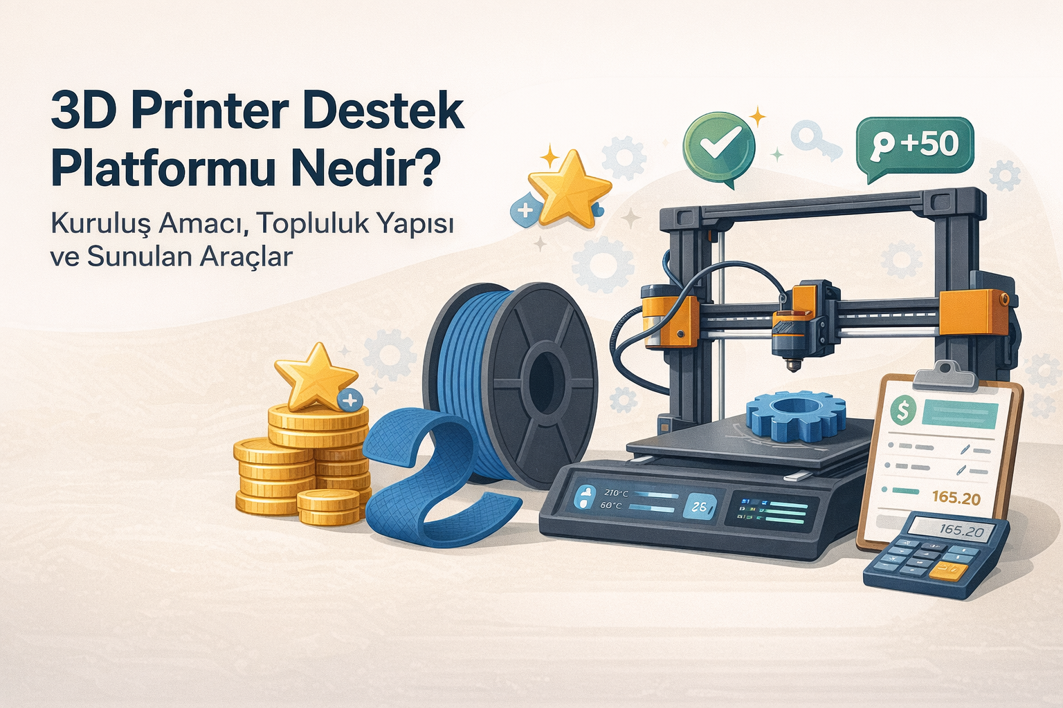 3D Printer Destek Platformu Nedir?